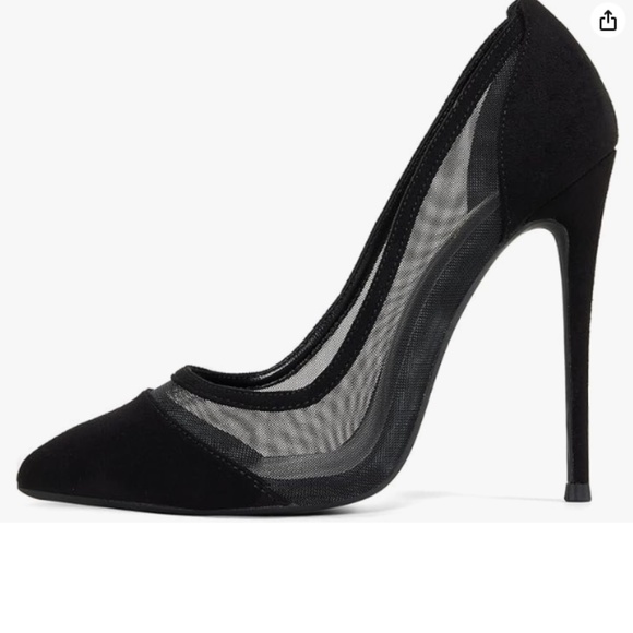 Women 12cm/4.72 Inch Pointed Toe High Heel Pumps Sexy Slip Stiletto Mesh Sz.7 US - Picture 2 of 9